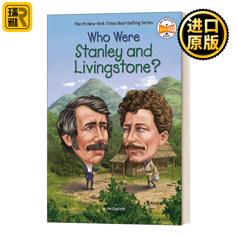 斯坦利与利文斯顿是谁英文原版 Who Were Stanley and Livingstone Who Was名人传记进口英语书籍WhoWas/WhatWas/WhereIs系列