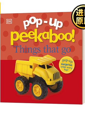 PopUp Peekaboo Things That Go 躲猫猫翻翻立体纸板书 交通工具 英文原版儿童绘本