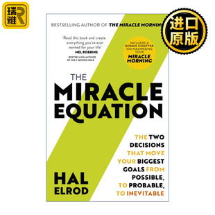 奇迹方程式 Equation 两个决定将大目标从可能变为必能 早起 Hal The 奇迹作者Elrod Miracle