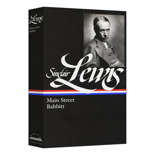 大街和巴比特 美国文库 Street LOA Babbitt Main and 精装 Sinclair 辛克莱·刘易斯 Lewis