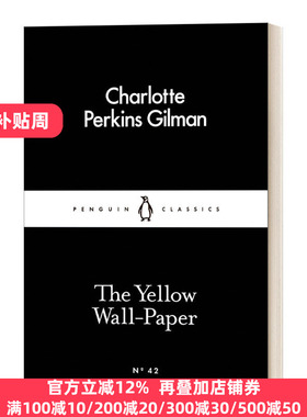 英文原版 The Yellow Wall Paper 吉尔曼 黄壁纸 英文版 Charlotte Perkins Gilman 进口英语原版书籍