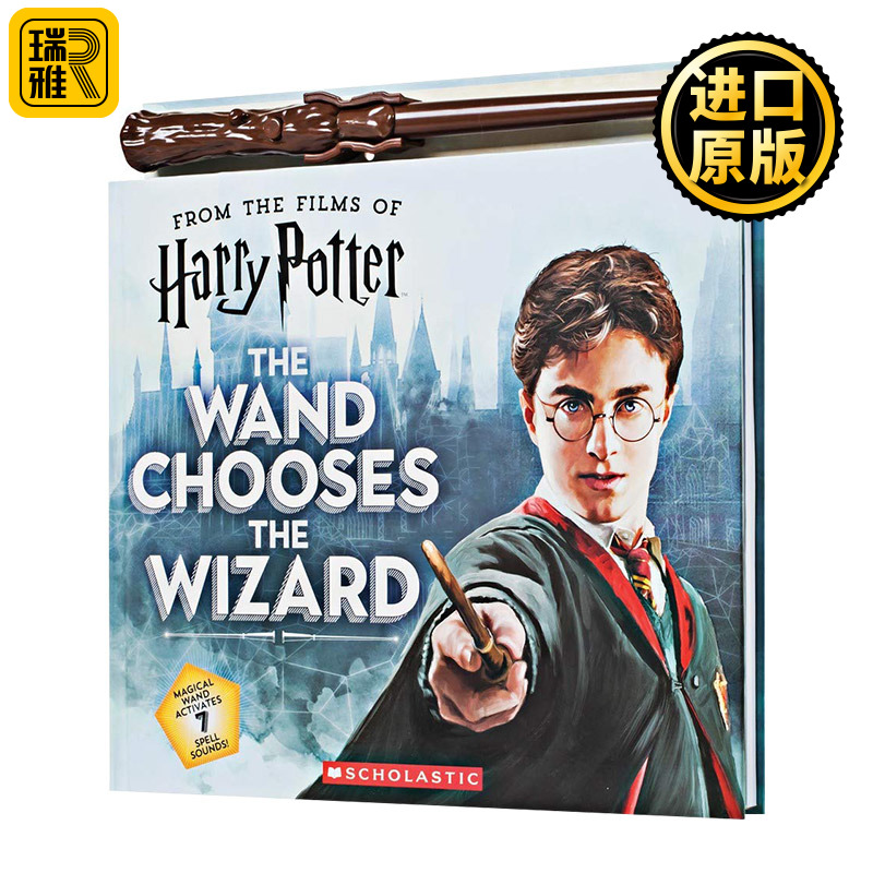 【附魔杖】哈利波特 魔杖选择巫师 英文原版 Harry Potter The Wand Chooses the Wizard 相关周边 全正版英语原著小说全套书籍 书籍/杂志/报纸 原版其它 原图主图