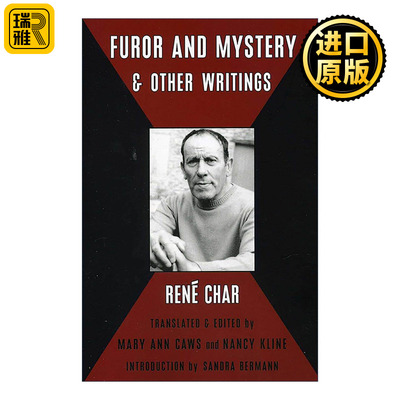 英文原版 Furor & Mystery And Other Writings 愤怒与神秘和其他作品 勒内·夏尔 英文版 进口英语原版书籍