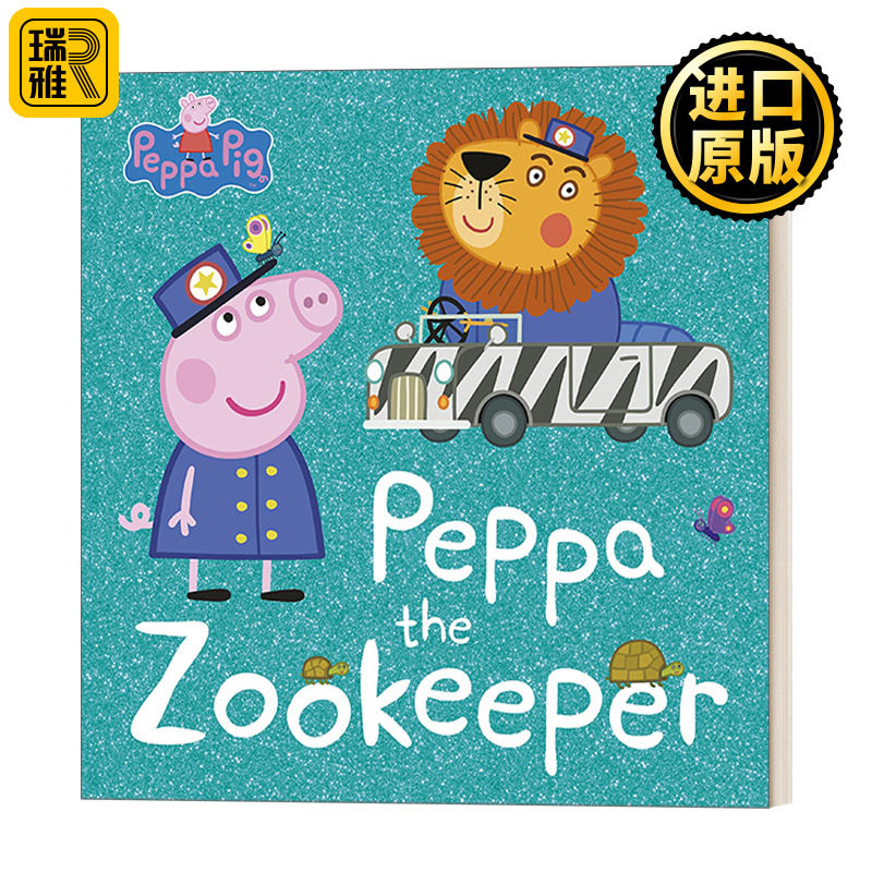 英文原版 Peppa Pig Peppa The Zookeeper 小猪佩奇当动物园管理员的一天 儿童绘本 英文版 Peppa Pig 进口英语原版书籍