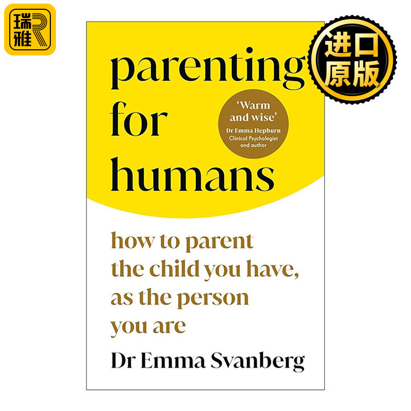 英文原版 Parenting for Humans 为人父母的人性化指南 关注父母的心理健康 精装 英文版 进口英语原版书籍