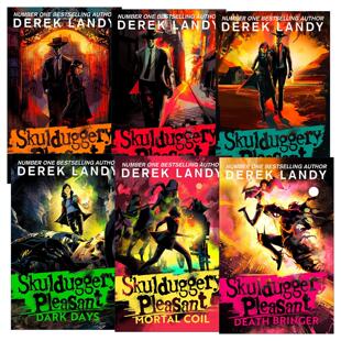 英文原版 Skulduggery Pleasant 怪侠S.P先生 德雷克 兰迪 骷髅侦探系列6册 英文版 进口英语原版书籍