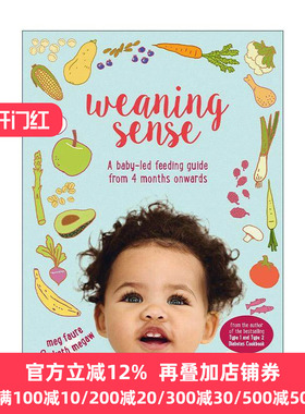 英文原版 Weaning Sense 母婴无压力断奶指南 婴儿辅食食谱 英文版 进口英语原版书籍