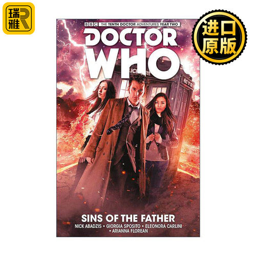 英文原版 Doctor Who Sins of the Father 神秘博士漫画 父之罪孽 第十任博士 英文版 进口英语原版书籍