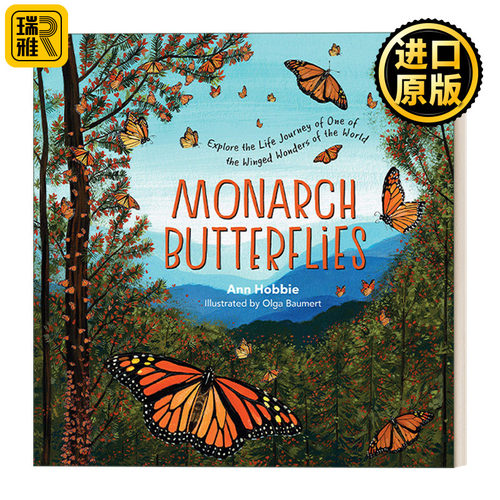 Monarch Butterflies 帝王蝶 儿童精装绘本 科学与自然规律主题 Ann Hobbie