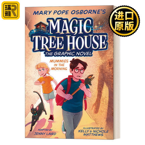 Mummies in the Morning Graphic Novel (Magic Tree House) 早上的木乃伊 神奇树屋图像小说系列3 全彩漫画