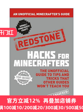 英文原版 Hacks for Minecrafters Redstone 我的世界非官方指南 红石篇 英文版 进口英语原版书籍