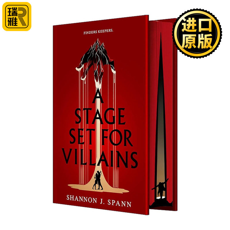英文原版 A Stage Set for Villains 反派的舞台 黑暗奇幻浪漫小说 精装刷遍版 Shannon J. Spann 剧院竞技 神明反派 禁忌之恋