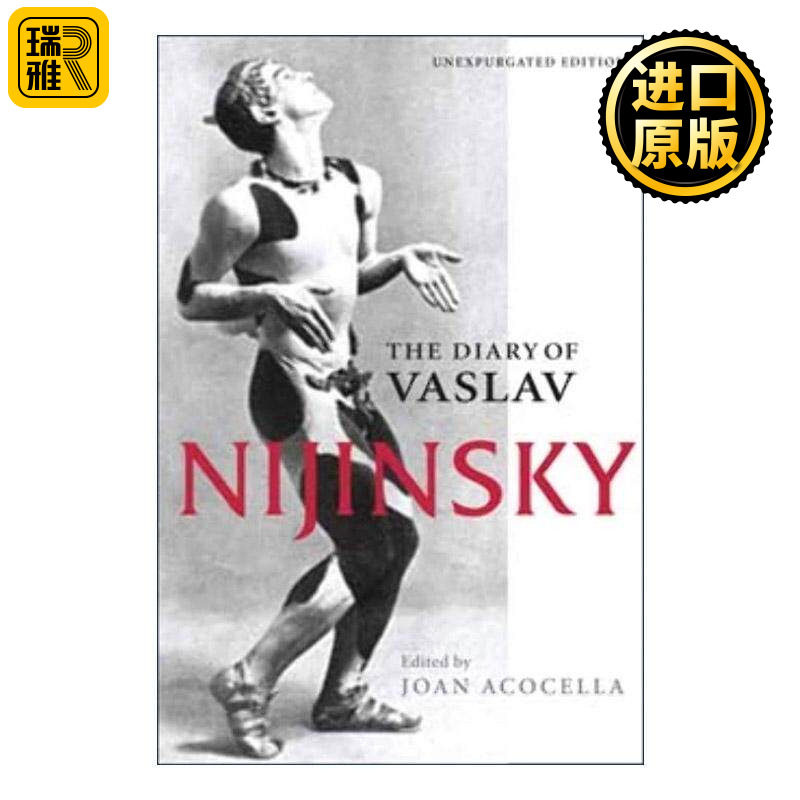 英文原版 Diary of Vaslav Nijinsky 尼金斯基手记 艺术经典 传奇芭蕾舞艺术家 英文版 进口英语原版书籍