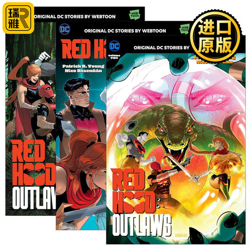 英文原版 Red Hood Outlaws 红头罩 法外者系列3册 DC漫画 英文版 进口英语原版书籍
