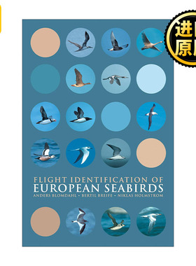 英文原版 Flight Identification of European Seabirds 欧洲海鸟飞行辨识图鉴 精装 英文版 进口英语原版书籍