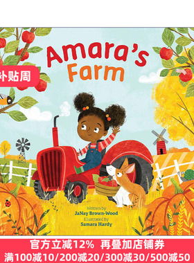 英文原版 Amara's Farm (Where In the Garden?) 阿玛拉的农场 花园在哪里系列 儿童科普百科绘本 Samara Hardy