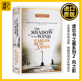 遗忘书之墓系列1 英语书籍 Zafon The 进口原版 全英文版 英文原版 Carlos Ruiz Wind 风之影 Shadow