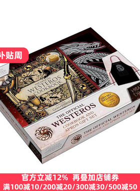 英文原版 The Official Westeros Cookbook 维斯特洛官方食谱书套装 权利的游戏食谱带围裙 英文版 进口英语原版书籍