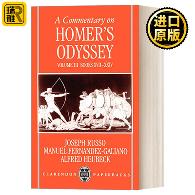 英文原版 A Commentary on Homer's Odyssey Volume III Books XVII-XXIV 论荷马的《奥德赛》第3卷 英文版 进口英语原版书籍