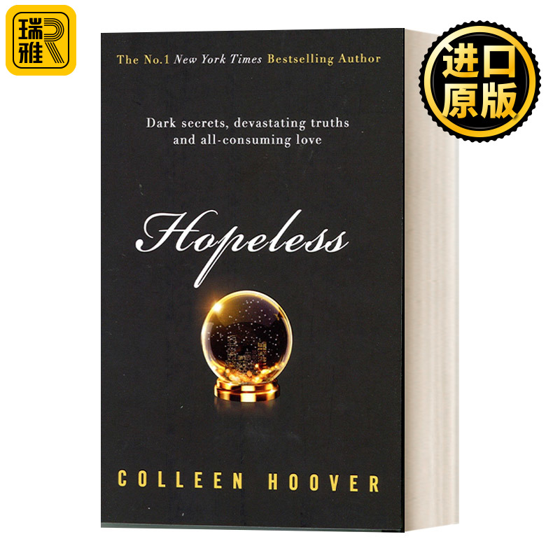 Hopeless 绝望 科林 胡佛 英文原版文学小说