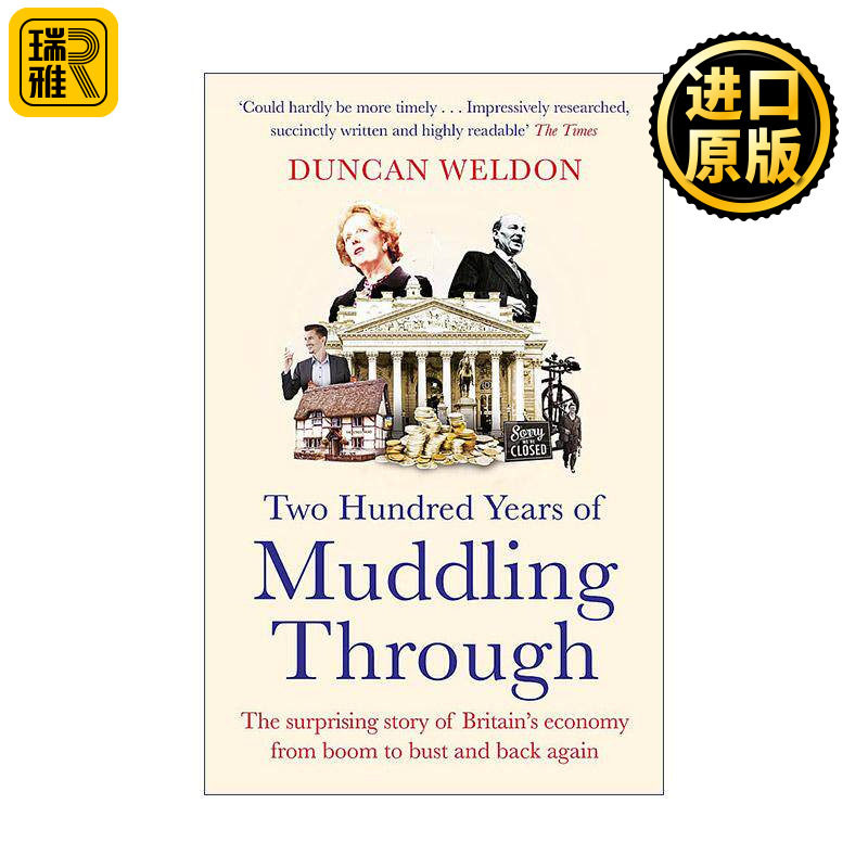 英文原版 Two Hundred Years of Muddling Through 英国经济史 200年的繁荣与衰退 英文版 进口英语原版书籍