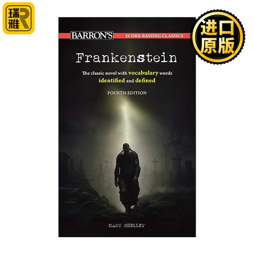 英文原版 Score-Raising Classics Frankenstein 提分经典书之科学怪人 第4版 扩展SAT ACT AP词汇 提高成绩 进口英语原版书籍