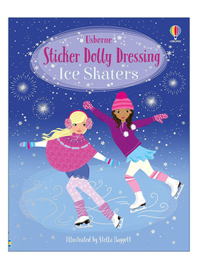 正版 Sticker Dolly Dressing Ice Skaters 英文原版 进口英语书籍