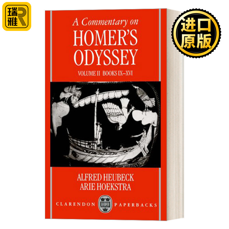 英文原版 A Commentary on Homer's Odyssey Volume II Books IX-XVI论荷马的《奥德赛》第2卷英文版进口英语原版书籍