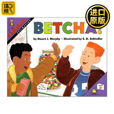 英文原版 Mathstart Level 3 Betcha 数学启蒙绘本3级 英文版 进口英语原版书籍