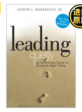 Leading Quietly 沉静领导 哈佛商业评论 精装 Joseph Badaracco