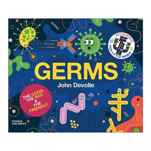 儿童科普知识绘本 书籍 进口英语原版 minds系列 Germs 细菌 John science Big 英文版 英文原版 for Devolle little