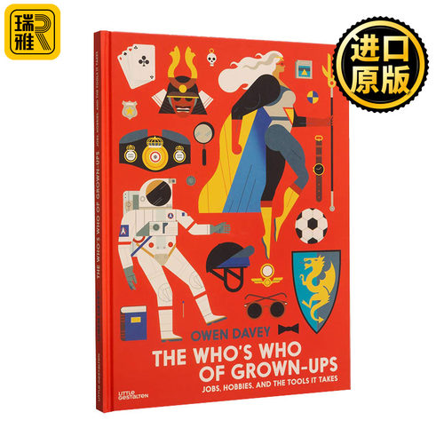 The Who's Who of GrownUps 长大的职业 Owen Davey 插画绘本 精装 英文原版
