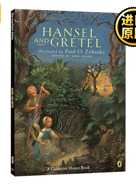 韩赛尔与格雷特 糖果屋 英文原版绘本 Hansel and Gretel 1985凯迪克银奖绘本 格林童话绘本插画故事图画书 英文版 进口英语书