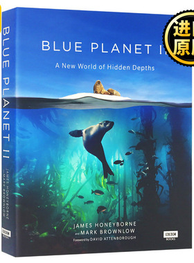 蓝色星球2 英文原版 Blue Planet II 海洋生物的新世界 BBC 制作海洋生物纪录片 全彩精装 科普读物 英文版进口书籍