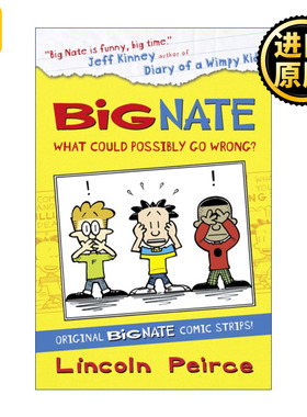 英文原版 Big Nate Compilation: What Could Possibly Go Wrong? 我们班有个捣蛋王 大内特漫画合集