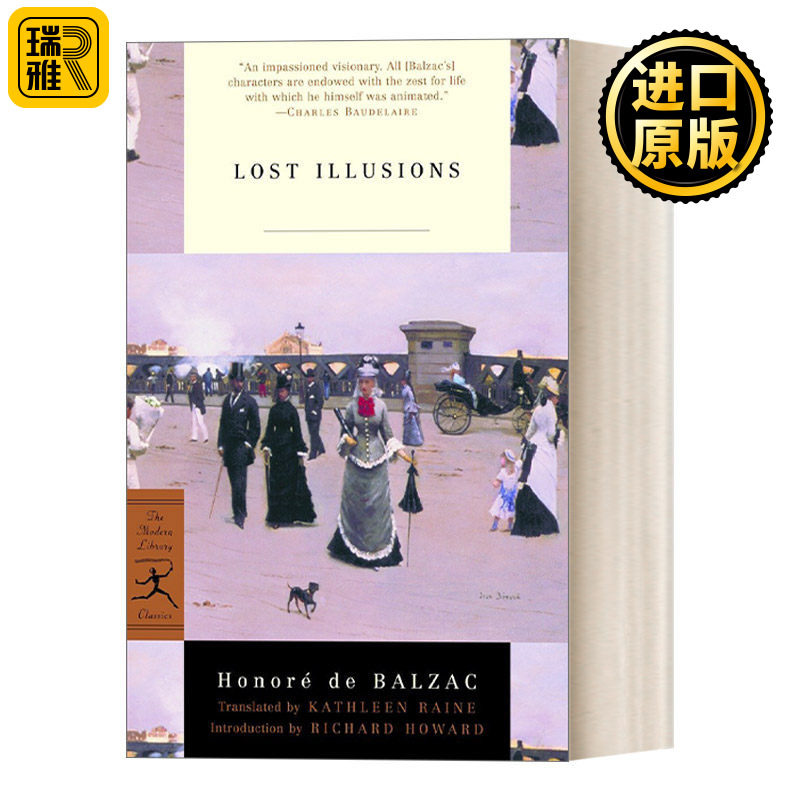 英文原版 Lost Illusions 幻灭 Honore de Balzac巴尔扎克 兰登书屋现代图书馆经典系列 英文版 进口英语原版书籍