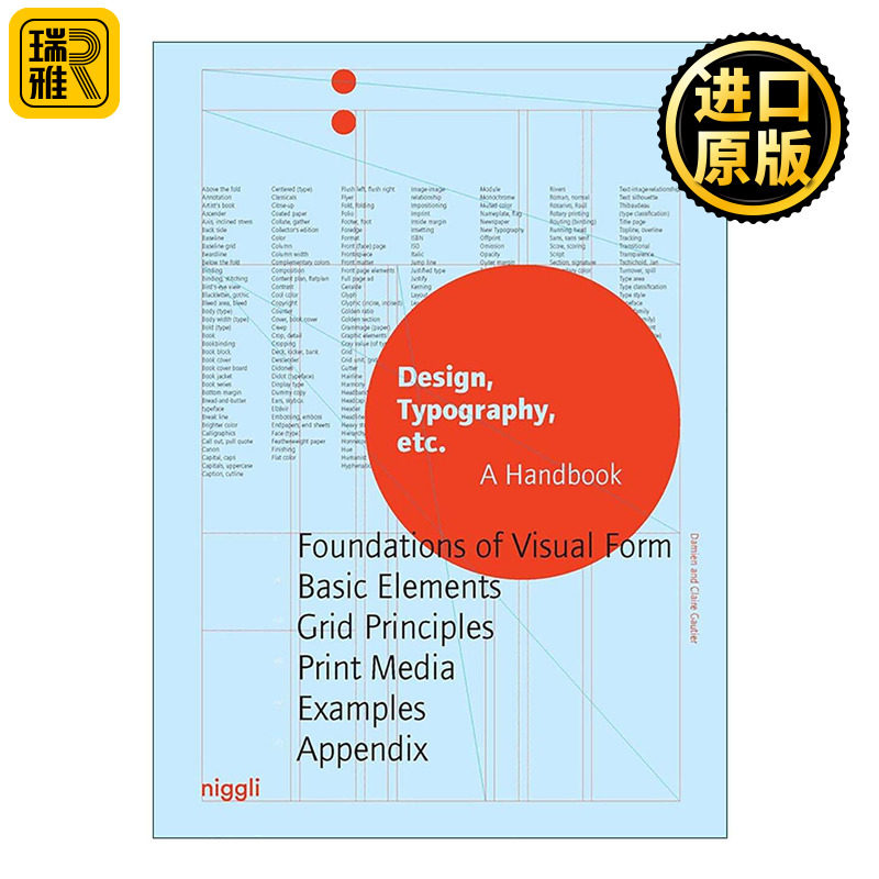 英文原版 Design Typography Etc A Handbook 设计排版手册 精装 英文版 进口英语原版书籍