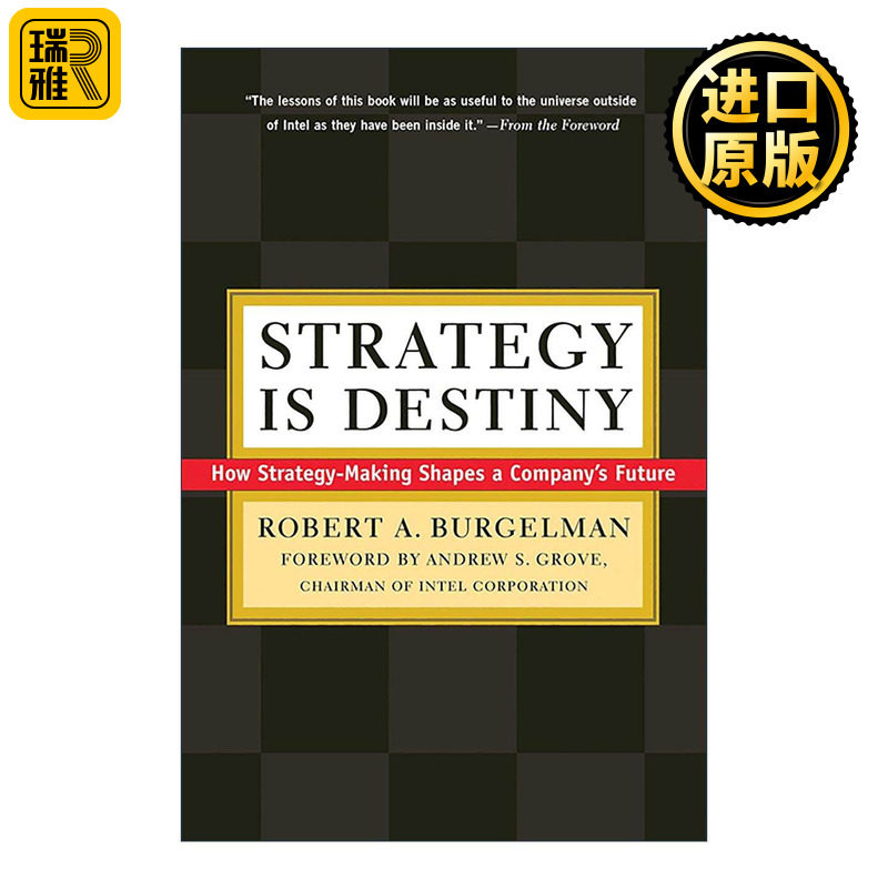 英文原版 Strategy Is Destiny 战略就是命运 战略管理专家罗伯特A.伯格曼教授 英文版 进口英语原版书籍