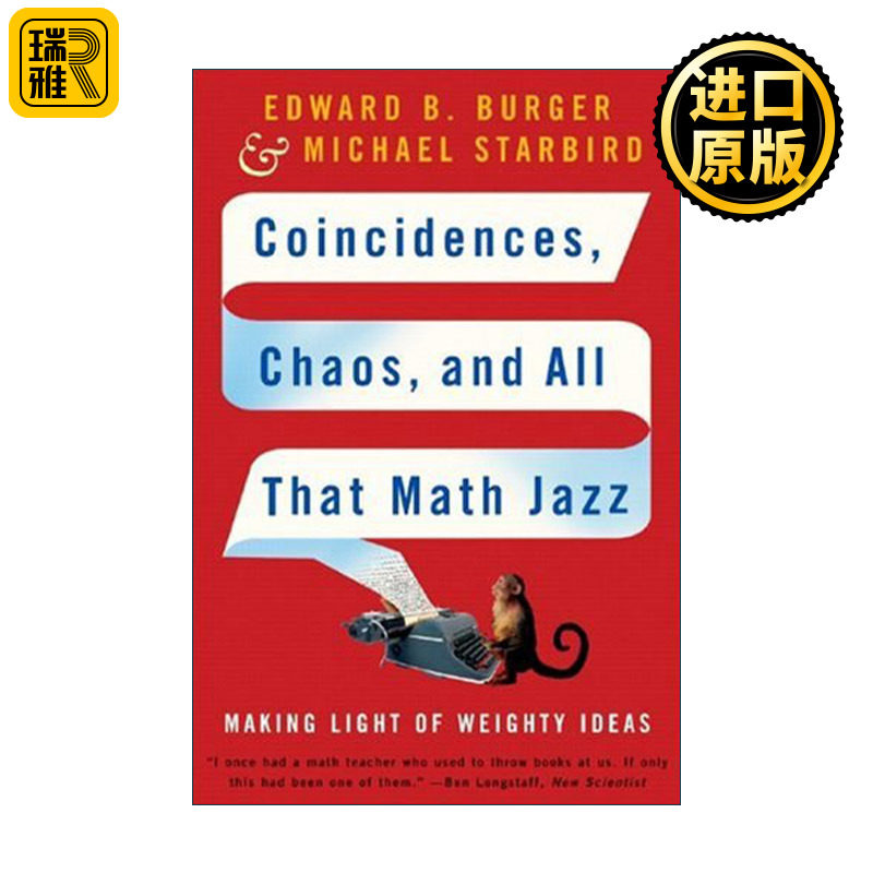 英文原版 Coincidences Chaos and All That Math Jazz 数学爵士乐 爱德华·伯格Edward B. Burger 英文版 进口英语原版书籍