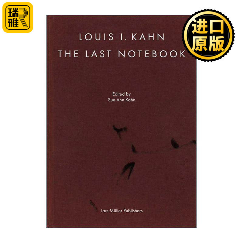 英文原版 Louis I Kahn The Last Notebook 路易斯·康 建筑设计精装 英文版 进口英语原版书籍
