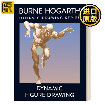 英文原版动态素描人体结构