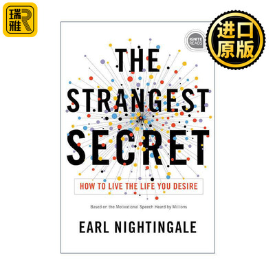 英文原版 Strangest Secret 神奇的秘密 如何过上你想要的生活 Earl Nightingale南丁格尔经典 精装 英文版 进口英语原版书籍