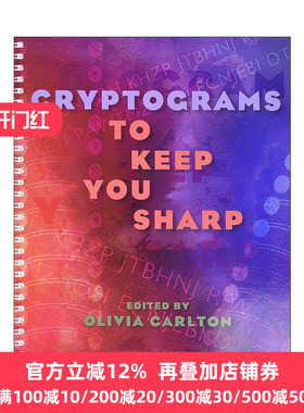 英文原版 Cryptograms to Keep You Sharp 让你保持尖锐的密码学 英文版 进口英语原版书籍