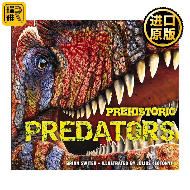 英文原版 Prehistoric Predators 史前掠食者 史前大型食肉动物恐龙指南 精装 英文版 进口英语原版书籍