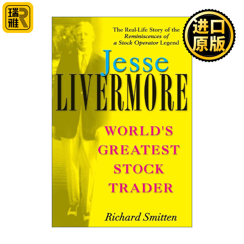 英文原版 Jesse Livermore 杰西利弗莫尔 投机之王 英文版 进口英语原版书籍