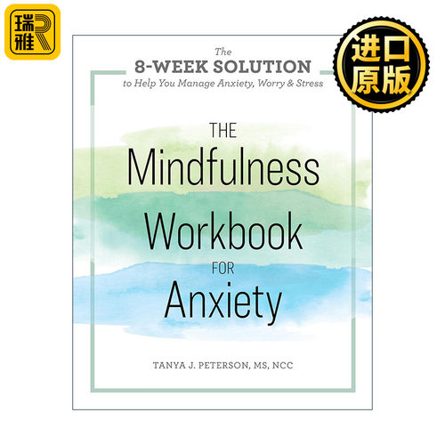 英文原版 The Mindfulness Workbook for Anxiety 焦虑正念练习册 管理忧虑 压力的8周解决方案 强迫症OCD 心理健康