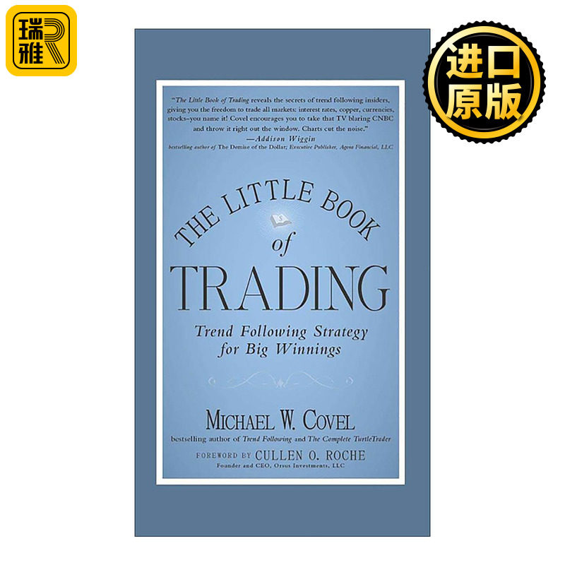 英文原版 The Little Book of Trading 交易的小书 大赢家的趋势跟随策略 精装 英文版 进口英语原版书籍