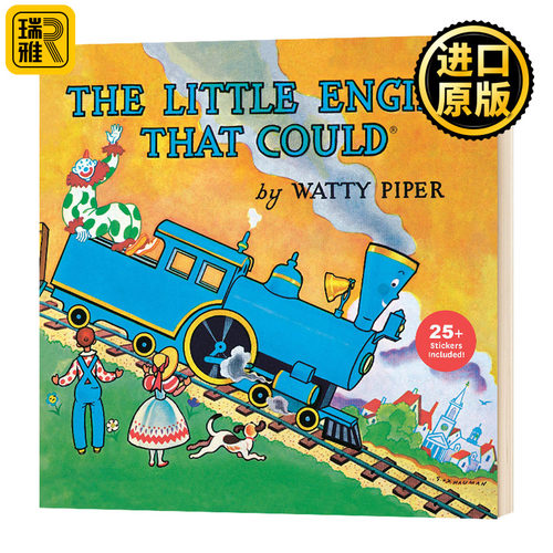 勇敢的小火车头做到了 The Little Engine That Could 英文原版 直面克服困难坚持不懈童书 好性格培养 Watty Piper进口英语书