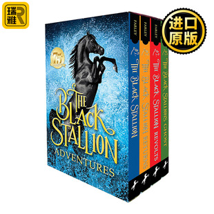 Adventures 黑神驹系列 英文原版 Black Farley Stallion Walter The 4册套装