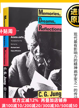 荣格自传 回忆 梦 思考 英文原版 Memories, Dreams, Reflections 豆瓣阅读 人物自传 卡尔荣格 Carl Gustav Jung进口英语书籍
